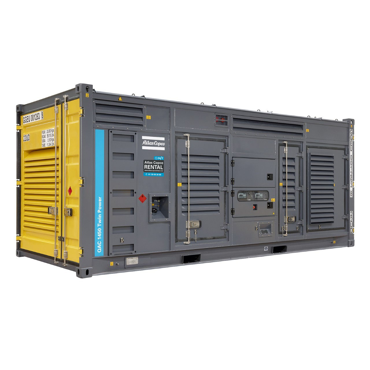 ATLAS COPCO - Location - Groupe électrogène TwinPower QAC 1450