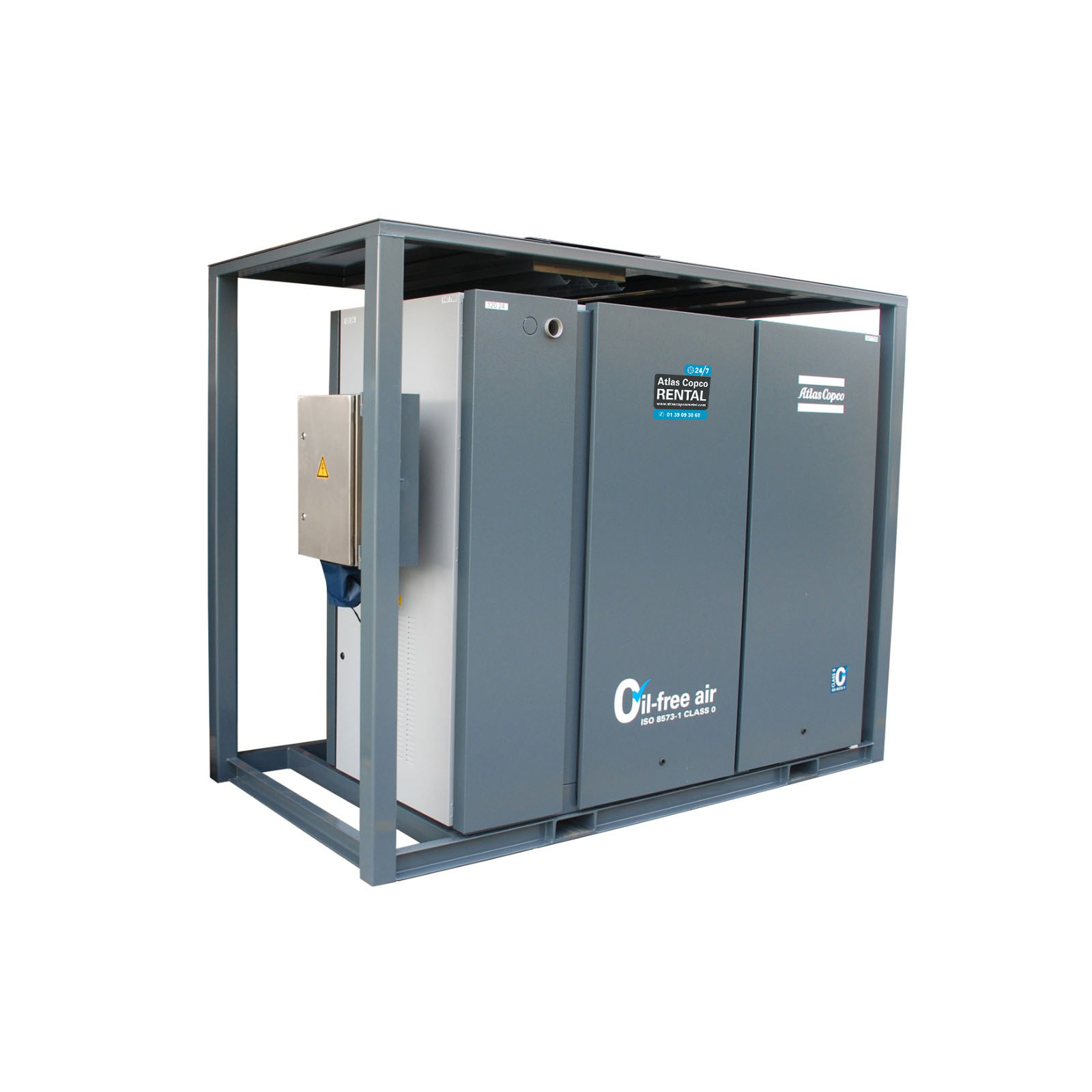 ATLAS COPCO - Location - Surpresseurs électriques à vis ZS 75+ VSD & ZS 160 VSD - 100 % exempt d'huile