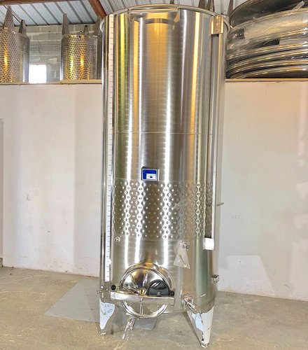 28 hl Cuve inox 304 chapeau flottant
