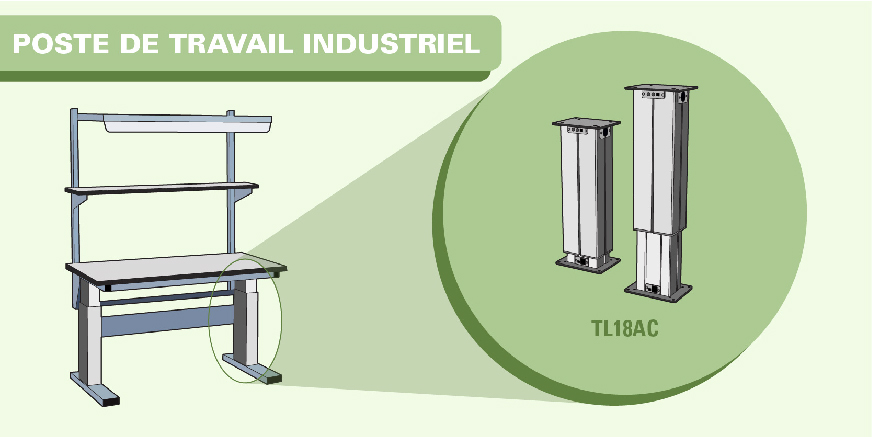 Colonne TL18AC : Quand le confort rencontre le secteur de l’industrie et du médical