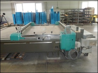 1 machine impression tissu à un cadre plat Marque BUSER