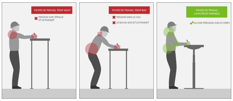 L’ergonomie dans les chaînes de production