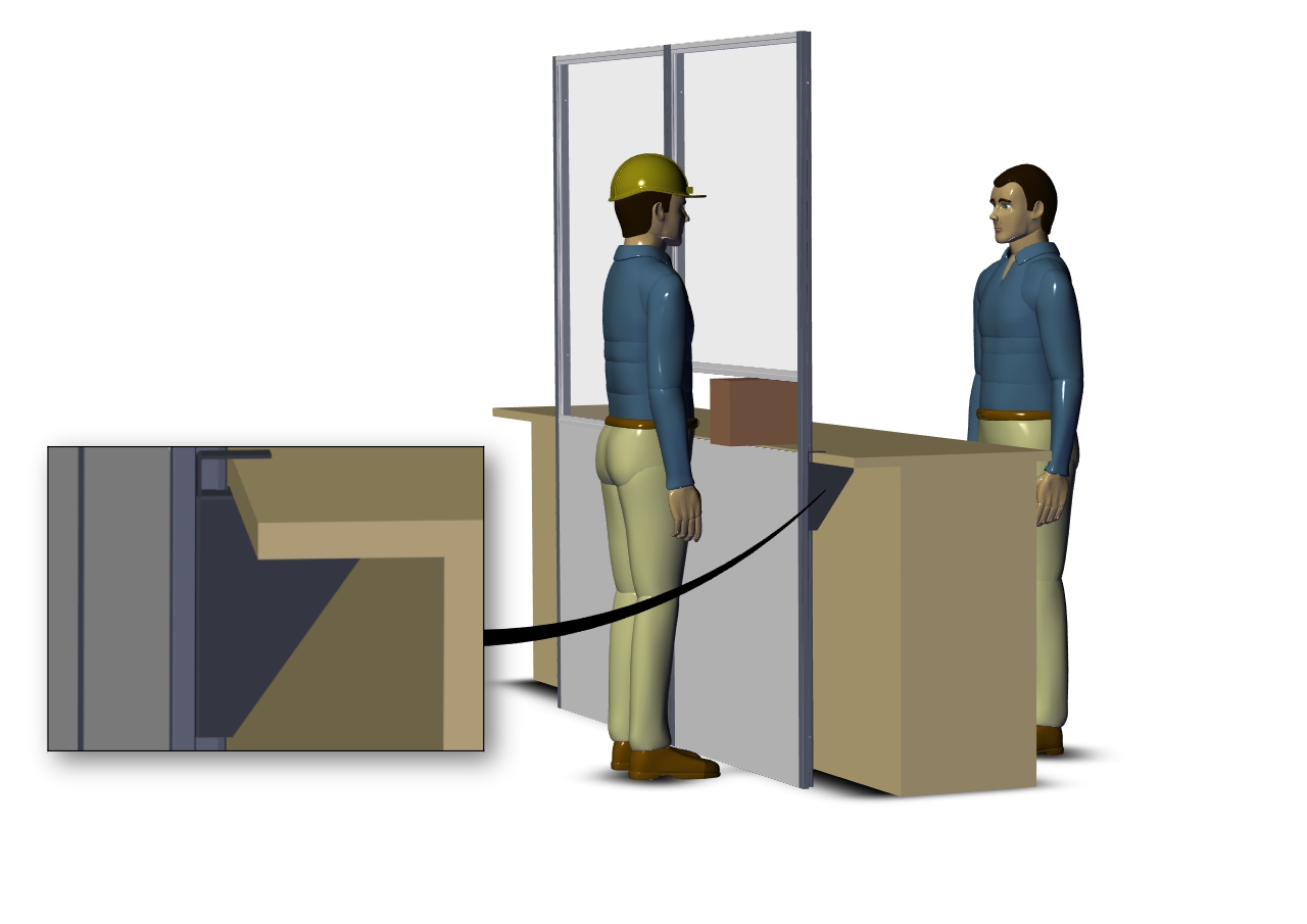 Cloisons pour protection Covid-19