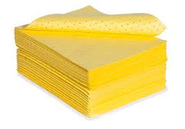DENIOS - Feuilles absorbantes pour acides et bases