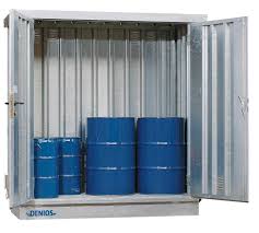 DENIOS - Bungalow de stockage pour fûts et bidons