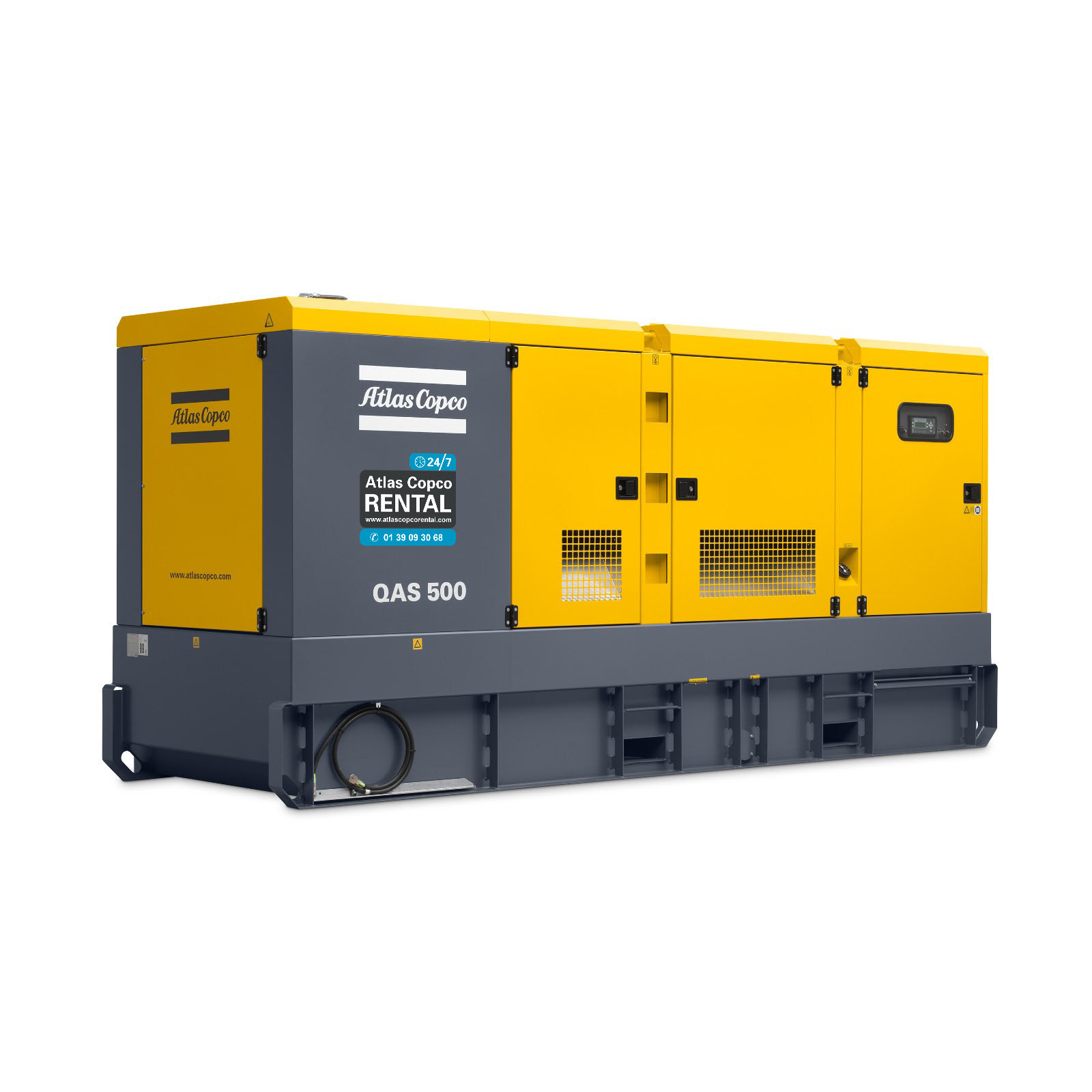 ATLAS COPCO - Location - Groupes électrogènes 125 à 630 kVA