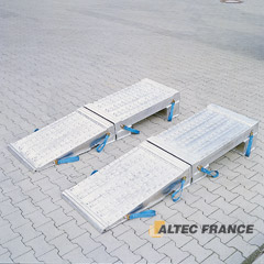 ALTEC FRANCE - Pentes de chargement en aluminium, pour fortes capacités