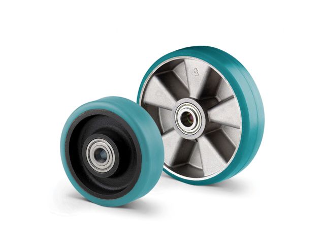 Roues pour forte charge sur sols humides