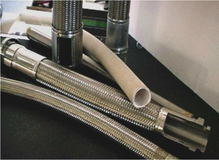 Tuyau Tubiflon® - PTFE enroulé avec ondulation hélicoïdale
